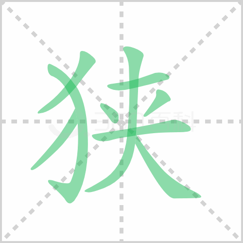 狭