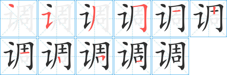 调