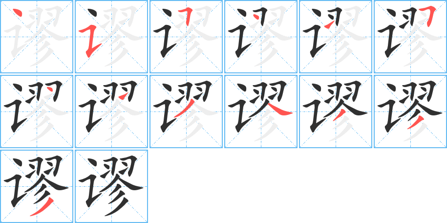 谬